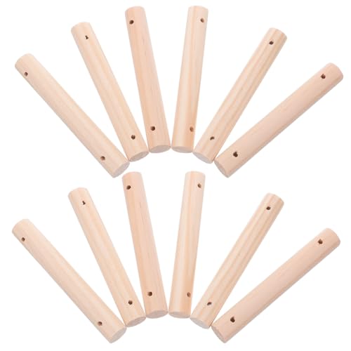 HOMSFOU 26 Stück Runde Holzstäbe Für Heimwerker Holzbastelstäbe Für Projekte Holzstäbe Für Bastelprojekte Strickleiter Holzstab Ersatzstrickleiterstäbe Zum Ersetzen Beige HOMSFOU 26 Stück Runde Holzstäbe Für Heimwerker Holzbastelstäbe Für Projekte Holzstäbe Für Bastelprojekte Strickleiter Holzstab Ersatzstrickleiterstäbe Zum Ersetzen Beige von HOMSFOU