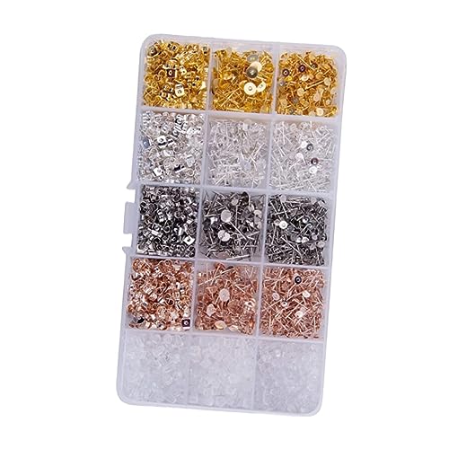 HOMSFOU 2600 Stück DIY Ohrschmuck Zubehör Teile für Ohrringe Ohrstecker Ohrhaken und Mehr für Kreative Schmuckherstellung und Reparatur HOMSFOU 2600 Stück DIY Ohrschmuck Zubehör Teile für Ohrringe Ohrstecker Ohrhaken und Mehr für Kreative Schmuckherstellung und Reparatur von HOMSFOU