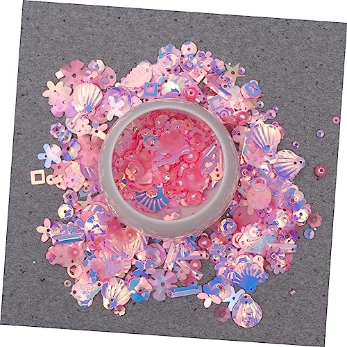 HOMSFOU 2Er-Pack Bunte PVC Diy Glitzerplättchen mit Glasperlen pro Packung für Schmuck und Kostümgestaltung Handgemachte Bastelmaterialien Prinzessinnen HOMSFOU 2Er-Pack Bunte PVC Diy Glitzerplättchen mit Glasperlen pro Packung für Schmuck und Kostümgestaltung Handgemachte Bastelmaterialien Prinzessinnen von HOMSFOU