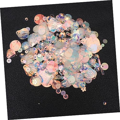 HOMSFOU 2Er-Pack Pack Bunte Pailletten Diy Schmuckzubehör Glasperlen und Perlen Set Pack Beige für Kreative Bastelprojekte und Schmuckdesign HOMSFOU 2Er-Pack Pack Bunte Pailletten Diy Schmuckzubehör Glasperlen und Perlen Set Pack Beige für Kreative Bastelprojekte und Schmuckdesign von HOMSFOU