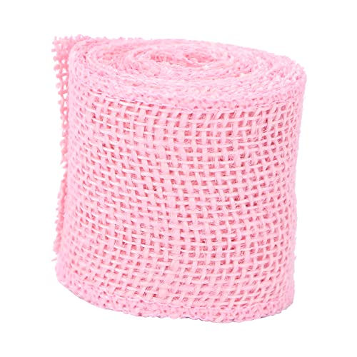 HOMSFOU 2M Sackleinenbandrolle Rosa für Weihnachtsdekoration DIY Basteln Geschenkbänder und Kränze Jute Weich und Einfach zu Verarbeiten für Projekte HOMSFOU 2M Sackleinenbandrolle Rosa für Weihnachtsdekoration DIY Basteln Geschenkbänder und Kränze Jute Weich und Einfach zu Verarbeiten für Projekte von HOMSFOU