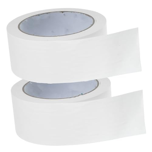 HOMSFOU 2Rollen Beschreibbares Kraftpapier Klebeband Weißes Paketklebeband für Versand und Umzug für Lagerung und Geschenkverpackung von HOMSFOU