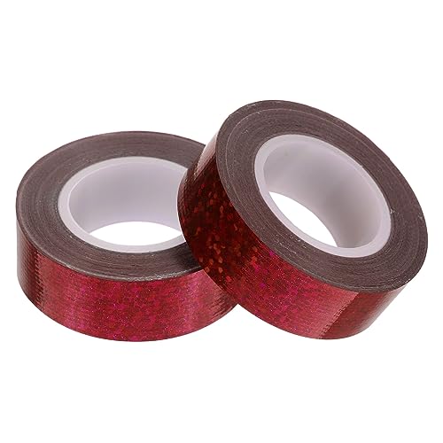 HOMSFOU 2Rollen Holographisches Glitzerband Selbstklebendes Dekoratives Klebeband Vielseitig Einsetzbar für DIY Projekte Bürobedarf und HOMSFOU 2Rollen Holographisches Glitzerband Selbstklebendes Dekoratives Klebeband Vielseitig Einsetzbar für DIY Projekte Bürobedarf und von HOMSFOU