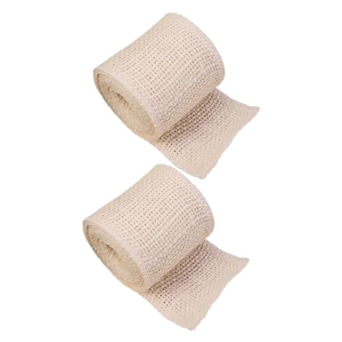 HOMSFOU 2Rollen Leinen Geschenkbänder Langlebige DIY Bänder für Festlichkeiten Vielseitig Einsetzbar für Geschenkverpackungen und Dekoration HOMSFOU 2Rollen Leinen Geschenkbänder Langlebige DIY Bänder für Festlichkeiten Vielseitig Einsetzbar für Geschenkverpackungen und Dekoration von HOMSFOU