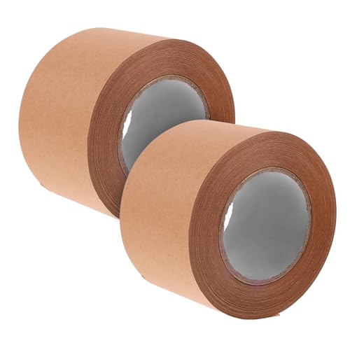 HOMSFOU 2Rollen Multifunktions Verpackungsband aus Kraftpapier Verstärktes Klebeband für Versand und Bastelarbeiten À Beschreibbar Stark Haftend für DIY Projekte HOMSFOU 2Rollen Multifunktions Verpackungsband aus Kraftpapier Verstärktes Klebeband für Versand und Bastelarbeiten À Beschreibbar Stark Haftend für DIY Projekte von HOMSFOU