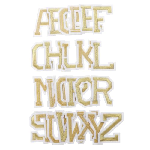 HOMSFOU 2Sätze Stickerei Patches DIY Aufnäher für Kleidung Taschen Jeans Buchstabenform zum Aufbügeln für Handarbeiten und Dekoration HOMSFOU 2Sätze Stickerei Patches DIY Aufnäher für Kleidung Taschen Jeans Buchstabenform zum Aufbügeln für Handarbeiten und Dekoration von HOMSFOU