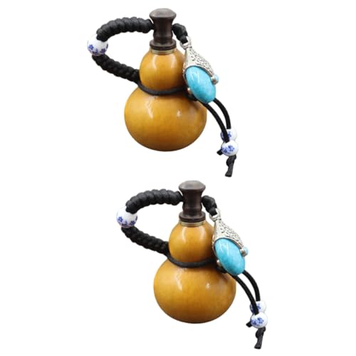 HOMSFOU 2St Kürbis-Anhänger Schlüsselanhänger mit Kürbisanhänger Feng-Shui-Anhänger japanischer Schlüsselanhänger Vorratsflasche Trinken Kürbis Trinken Charme Statue Sake-Krug HOMSFOU 2St Kürbis-Anhänger Schlüsselanhänger mit Kürbisanhänger Feng-Shui-Anhänger japanischer Schlüsselanhänger Vorratsflasche Trinken Kürbis Trinken Charme Statue Sake-Krug von HOMSFOU