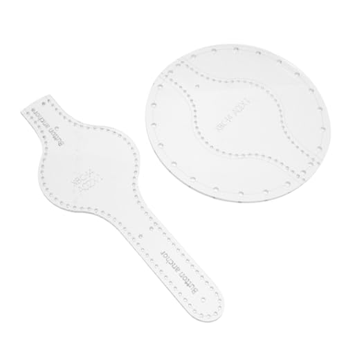 HOMSFOU 2Stücke Acryl Schablonen für DIY Leder Geldbörsen Hochwertige Transparente Vorlagen für Kurze Brieftaschen für Handarbeiten und Personalisierte HOMSFOU 2Stücke Acryl Schablonen für DIY Leder Geldbörsen Hochwertige Transparente Vorlagen für Kurze Brieftaschen für Handarbeiten und Personalisierte von HOMSFOU