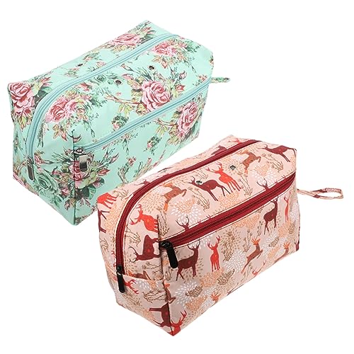 HOMSFOU 2Stücke Aufbewahrungstasche für Strick und Häkelwerkzeuge Dekorative Garnbehälter Oxford Multifunktionale Organizer für Stricknadel und Häkelhaken HOMSFOU 2Stücke Aufbewahrungstasche für Strick und Häkelwerkzeuge Dekorative Garnbehälter Oxford Multifunktionale Organizer für Stricknadel und Häkelhaken von HOMSFOU