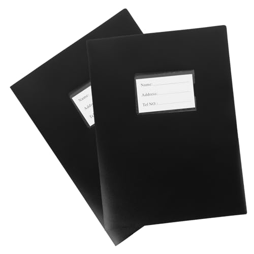 HOMSFOU 2Stücke Dokumentenmappe Aus Transparente Aktenordner Mit Einschüben Für Testpapiere Und Büroorganisation Für Schule Und Büro von HOMSFOU