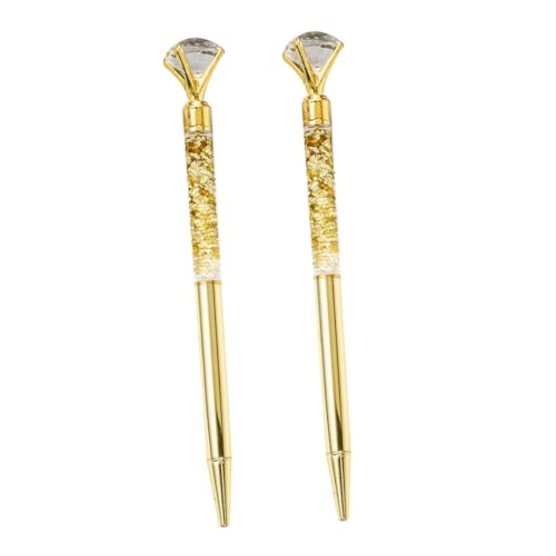 HOMSFOU 2Stücke Metall Kugelschreiber mit Diamant Design Eleganter Stift für Büro und Schule für und Besondere Anlässe HOMSFOU 2Stücke Metall Kugelschreiber mit Diamant Design Eleganter Stift für Büro und Schule für und Besondere Anlässe von HOMSFOU