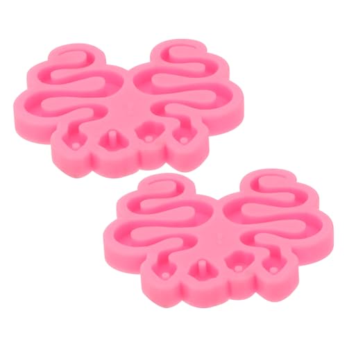 HOMSFOU 2Stücke Ohrringe Silikonformen DIY Schmuckformen Für Ohranhänger Flexible Gießformen Für Harz Und Epoxid Schmuckherstellung Für Bastelprojekte von HOMSFOU