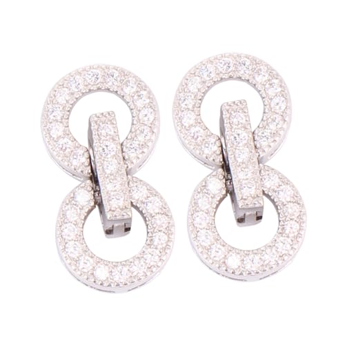 HOMSFOU 2Stücke Silber Schmuckverschluss Für Armbänder Und Halsketten DIY Riemenschnalle Langlebiger Connector Für Schmuckherstellung Und Handarbeit HOMSFOU 2Stücke Silber Schmuckverschluss Für Armbänder Und Halsketten DIY Riemenschnalle Langlebiger Connector Für Schmuckherstellung Und Handarbeit von HOMSFOU