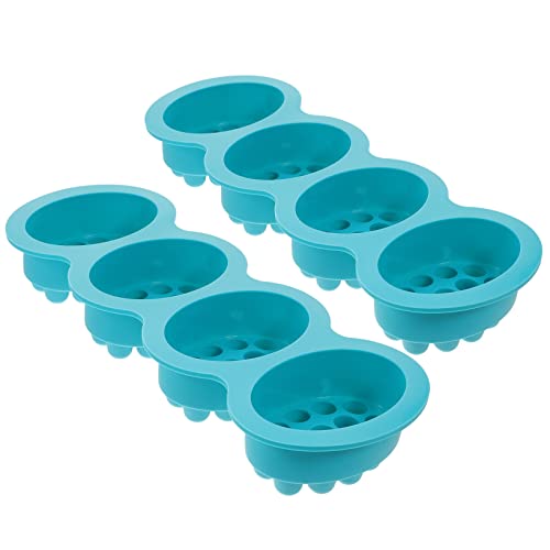 HOMSFOU 2Stücke Silikonform für Handgefertigte Cavity DIY Seifenform Flexible und Langlebige Silikonhandwerksform für Mehr Einfach von HOMSFOU