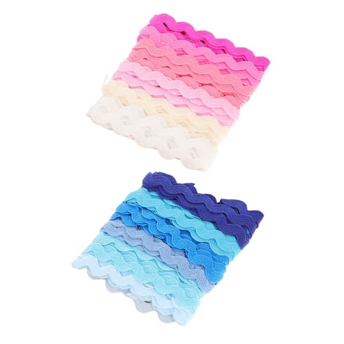 HOMSFOU 2Stücke Wellenrand Geschenkband Farben DIY Band für Bastelprojekte und Partydekoration Vielseitig Einsetzbar für und Dekorationen HOMSFOU 2Stücke Wellenrand Geschenkband Farben DIY Band für Bastelprojekte und Partydekoration Vielseitig Einsetzbar für und Dekorationen von HOMSFOU