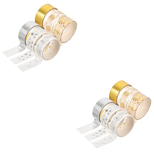 HOMSFOU 2er-set Blumen-washi-tape Bemaltes Zierband Abdeckband, Dekoratives Klebeband Uv Farbig Scrapbooking Sammelalbum Aufkleber Diy Klebeband Japanisches Papier HOMSFOU 2er-set Blumen-washi-tape Bemaltes Zierband Abdeckband, Dekoratives Klebeband Uv Farbig Scrapbooking Sammelalbum Aufkleber Diy Klebeband Japanisches Papier von HOMSFOU