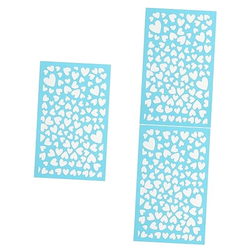 HOMSFOU 3 Blätter Tondruckvorlage Klebeschablonen wiederverwendbar Herstellung Polymer -Tonwerkzeuge Polymer Clay Druckschablone Siebdruckvorlagen Ton-Vorlage Polyester HOMSFOU 3 Blätter Tondruckvorlage Klebeschablonen wiederverwendbar Herstellung Polymer -Tonwerkzeuge Polymer Clay Druckschablone Siebdruckvorlagen Ton-Vorlage Polyester von HOMSFOU