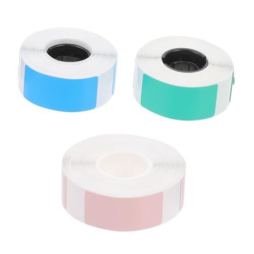 HOMSFOU 3 Rollen Etikettenpapier Aufkleber Adress Versandetiketten Versandetikettenpapier Namensschild Etiketten Drucketiketten Etiketten Barcode Etiketten von HOMSFOU