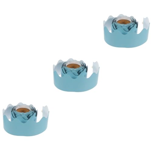 HOMSFOU 3 Rollen Für Tafelfilz Große Pinnwand Klassenzimmer Banner Bordürenverkleidung Abdecktafel Für Wand LED Hängebordüren Dekoration Pinnwandbordüre Blau Beschichtetes Papier HOMSFOU 3 Rollen Für Tafelfilz Große Pinnwand Klassenzimmer Banner Bordürenverkleidung Abdecktafel Für Wand LED Hängebordüren Dekoration Pinnwandbordüre Blau Beschichtetes Papier von HOMSFOU