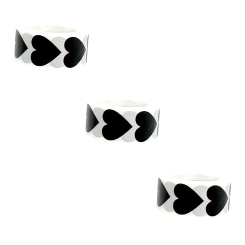 HOMSFOU 3 Rollen Geschenkzubehör Backen Siegelaufkleber Etikettenaufkleber Herzetiketten Aufkleber Multifunktions Geschenkaufkleber Multifunktions Siegelaufkleber Kleine HOMSFOU 3 Rollen Geschenkzubehör Backen Siegelaufkleber Etikettenaufkleber Herzetiketten Aufkleber Multifunktions Geschenkaufkleber Multifunktions Siegelaufkleber Kleine von HOMSFOU