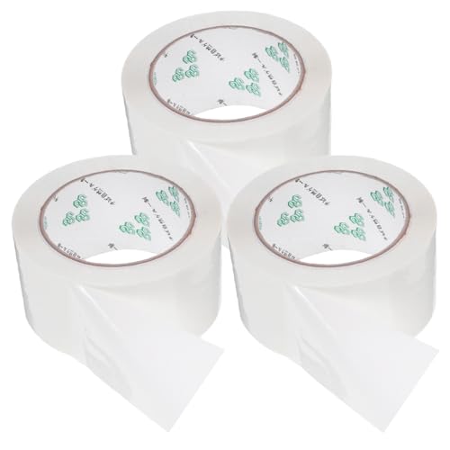 HOMSFOU 3 Rollen Wasserdichtes Klebeband Abdeckband Rohrreparaturband Türdichtung Streifen Klebrig Klebeband Für Lecks Kanaldichtband Haftklebstoff Auf Wasserbasis Weiß von HOMSFOU