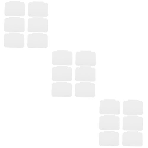 HOMSFOU 3 Sätze Abnehmbare Clips Für Aufbewahrungskörbe Vielseitige Etikettenhalter Für Verschiedene Lagerbedürfnisse Einfach Zu Bedienen Für Regale Und Boxen Aus Langlebigem 8 Stück * 3 von HOMSFOU