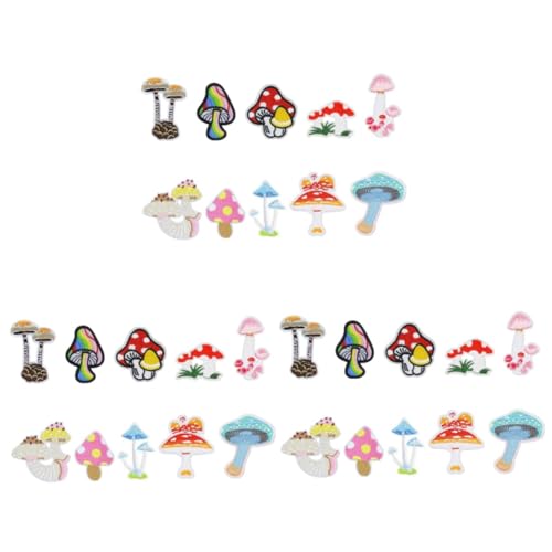 HOMSFOU 3 Sätze Aufbügelbare Cartoon Flicken Strapazierfähige Bestickte Applikationen Für Kleidung Taschen Und Hüte Zur Diy Dekoration Und Reparatur Von Kleidung 10 Stück * 3 von HOMSFOU