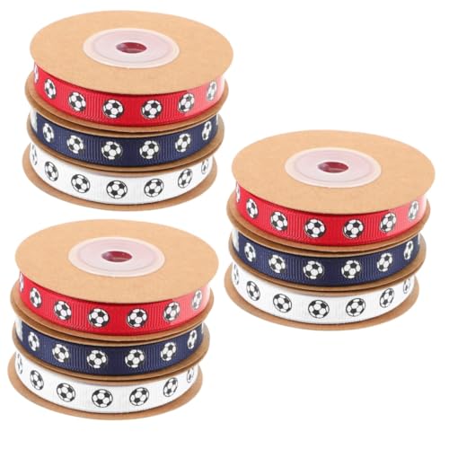 HOMSFOU 3 Sätze Bedrucktes Stoffband Im Volleyball Design Breit Für Dekoration Und Diy Projekte Und Gesamt Langlebig Und Vielseitig Einsetzbar 3 Rollen * 3 von HOMSFOU