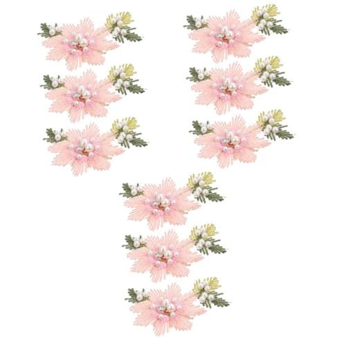 HOMSFOU 3 Sätze Blumenförmige Stoffaufnäher Hochwertige Stickerei Patches Für Jeans Kleidung Und Diy Projekte Zur Dekoration Und Reparatur Von Textilien 3 Stücke * 3 von HOMSFOU