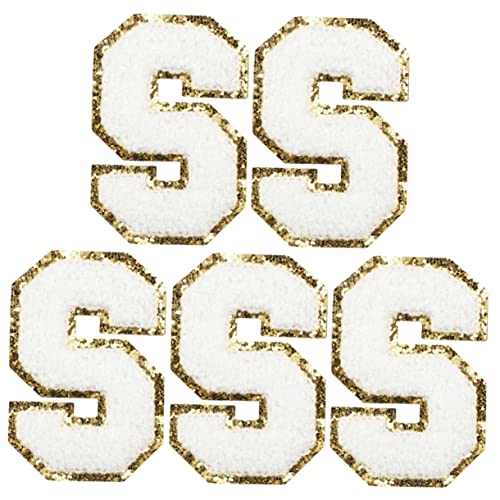 HOMSFOU 3 Sätze Dekorative Gestickte Patches Für Kleidung Aufnäher Für Diy Nähprojekte Selbstklebende Buchstaben Patches Mit Goldenen Glitzerkanten Für Modeaccessoires Und 5 Stücke * 3 HOMSFOU 3 Sätze Dekorative Gestickte Patches Für Kleidung Aufnäher Für Diy Nähprojekte Selbstklebende Buchstaben Patches Mit Goldenen Glitzerkanten Für Modeaccessoires Und 5 Stücke * 3 von HOMSFOU