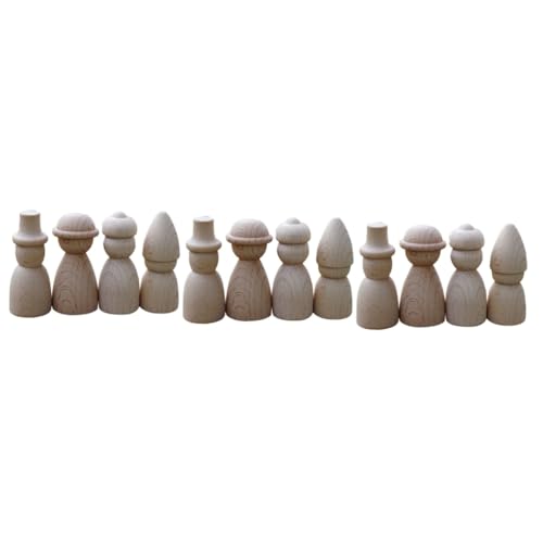 HOMSFOU 3 Sätze Diy Holzpuppen Holzfiguren Für Sandtisch Dekoration Unbemalt Für Fördert Die Fantasie Und Kreativität Bastelprojekte Und Lernspiele 4 Stück * 3 HOMSFOU 3 Sätze Diy Holzpuppen Holzfiguren Für Sandtisch Dekoration Unbemalt Für Fördert Die Fantasie Und Kreativität Bastelprojekte Und Lernspiele 4 Stück * 3 von HOMSFOU