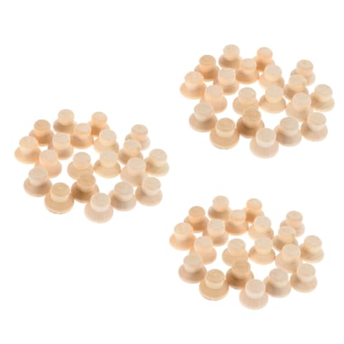 HOMSFOU 3 Sätze Diy Holzpuppen Hüte Teiliges Unfertige Holzfiguren Bastelbedarf Für Dekoration Für Erwachsene Gestalten Von Puppen 40 Stück * 3 HOMSFOU 3 Sätze Diy Holzpuppen Hüte Teiliges Unfertige Holzfiguren Bastelbedarf Für Dekoration Für Erwachsene Gestalten Von Puppen 40 Stück * 3 von HOMSFOU