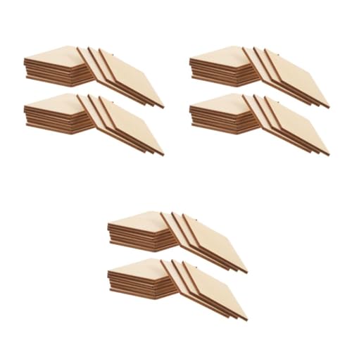 HOMSFOU 3 Sätze Diy Holzrhombus Holzstücke Kreative Bastelmaterialien Für Wohnkultur Für Handwerksprojekte Und Heimdekoration 30 Stück * 3 HOMSFOU 3 Sätze Diy Holzrhombus Holzstücke Kreative Bastelmaterialien Für Wohnkultur Für Handwerksprojekte Und Heimdekoration 30 Stück * 3 von HOMSFOU