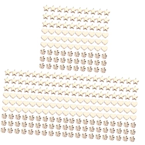 HOMSFOU 3 Sätze Diy Schmuckzubehör Herz Und Stern Spacer Perlen Bastelperlen Für Armbänder Und Ketten Und Glänzende Oberfläche Für Basteln 90 Stück * 3 von HOMSFOU