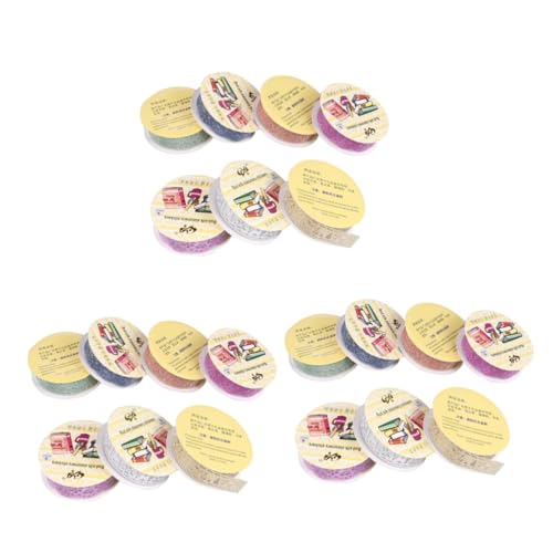 HOMSFOU 3 Sätze Diy Scrapbook Klebeband Teiliges Dekorationsbänder Mischfarben Für Tagebuch Fotoalbum Und Bastelarbeiten Sicherem Bopp Material Für Kreative Projekte 7 Stück * 3 von HOMSFOU