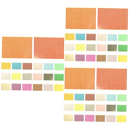 HOMSFOU 3 Sätze Farbiges Dot -etikettpapier Sortiert Pastellfarbene Aufkleber Runder Aufkleber Mit Punkt Mini -kreisaufkleber Aufkleber Zur Farbsortierung Pvc Selbstklebend 20 Blätter * 3 HOMSFOU 3 Sätze Farbiges Dot -etikettpapier Sortiert Pastellfarbene Aufkleber Runder Aufkleber Mit Punkt Mini -kreisaufkleber Aufkleber Zur Farbsortierung Pvc Selbstklebend 20 Blätter * 3 von HOMSFOU