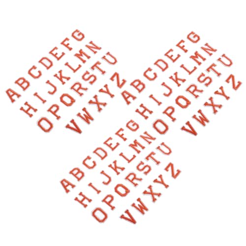HOMSFOU 3 Sätze Filz Buchstaben Patches Orange A-z Eisen Aufbügler Alphabet Applikationen Für Kleidung Jacken Rucksäcke Hüte Hemden Jeans Haptische Lernhilfe Weiches Material HOMSFOU 3 Sätze Filz Buchstaben Patches Orange A-z Eisen Aufbügler Alphabet Applikationen Für Kleidung Jacken Rucksäcke Hüte Hemden Jeans Haptische Lernhilfe Weiches Material von HOMSFOU