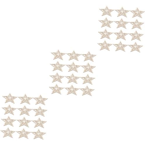 HOMSFOU 3 Sätze Fünf-punkte-sternholzchip-dekoration Scheiben Silberne Sterne Sternenhandwerk Für Handwerk Sternhandwerk Für Den Haushalt Handgefertigter Graffiti-chip Beige 50 Stück * 3 HOMSFOU 3 Sätze Fünf-punkte-sternholzchip-dekoration Scheiben Silberne Sterne Sternenhandwerk Für Handwerk Sternhandwerk Für Den Haushalt Handgefertigter Graffiti-chip Beige 50 Stück * 3 von HOMSFOU