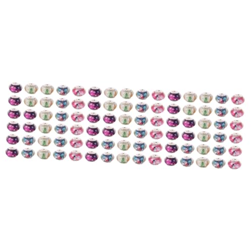 HOMSFOU 3 Sätze Große Glasperlen Mit Blumenmuster Resin Spacer Beads Für Diy Schmuckprojekte Armbänder Und Ohrringe Bastelperlen Für 100 Stück * 3 HOMSFOU 3 Sätze Große Glasperlen Mit Blumenmuster Resin Spacer Beads Für Diy Schmuckprojekte Armbänder Und Ohrringe Bastelperlen Für 100 Stück * 3 von HOMSFOU