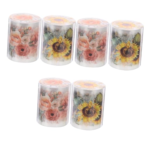 HOMSFOU 3 Sätze Handband Pflanzen Aufkleber Für Zeitschriftenaufkleber Journaling Planer Anlage Haustier-tape-washi Washi Tape Zum Aufzeichnen Pflanzenband Das Haustier 2 Rollen * 3 HOMSFOU 3 Sätze Handband Pflanzen Aufkleber Für Zeitschriftenaufkleber Journaling Planer Anlage Haustier-tape-washi Washi Tape Zum Aufzeichnen Pflanzenband Das Haustier 2 Rollen * 3 von HOMSFOU