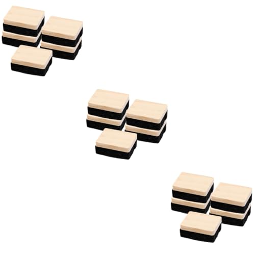 HOMSFOU 3 Sätze Holz Tafelwischer Aus Filz Staubfreier Kreidewischer Für Und Unterricht Effektive Für Whiteboards Und Schwarze Tafeln 5 Stücke * 3 von HOMSFOU