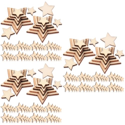 HOMSFOU 3 Sätze Holzsterne Blanko Für Bastelprojekte Für Weihnachten Hochzeiten Und Dekorationen Verschiedenen Hochwertigem Holz Vielseitig Einsetzbar 500 Stück * 3 HOMSFOU 3 Sätze Holzsterne Blanko Für Bastelprojekte Für Weihnachten Hochzeiten Und Dekorationen Verschiedenen Hochwertigem Holz Vielseitig Einsetzbar 500 Stück * 3 von HOMSFOU