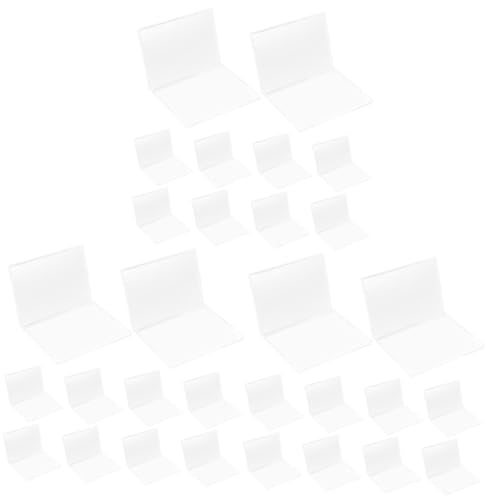 HOMSFOU 3 Sätze Karton Visitenkarteninhaber Einzelkartenausstellungskoffer Schmucklos Fall Ärmel Harte Vitrine Klarsichthüllen Für Karten Acryl Transparent 10 Stück * 3 von HOMSFOU
