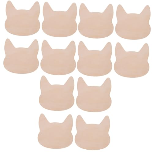 HOMSFOU 3 Sätze Katzenkopfverzierungen Holzhandwerk Unvollendet Handgefertigte Gemäldeausschnitte Leere Ornamente Zum Basteln Handwerkliches Wohnkultur Hölzern Beige 4 Stück * 3 HOMSFOU 3 Sätze Katzenkopfverzierungen Holzhandwerk Unvollendet Handgefertigte Gemäldeausschnitte Leere Ornamente Zum Basteln Handwerkliches Wohnkultur Hölzern Beige 4 Stück * 3 von HOMSFOU