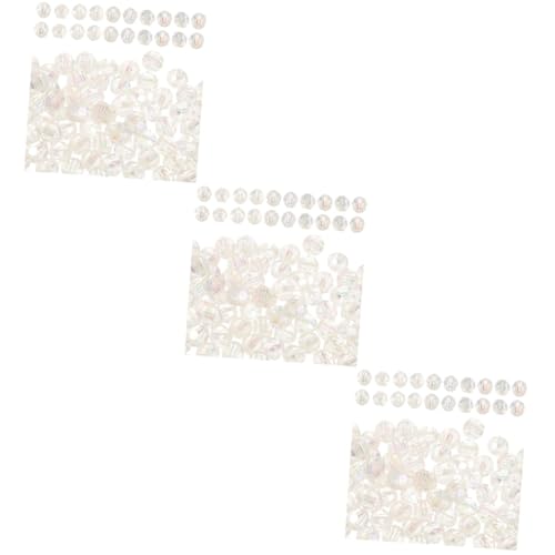 HOMSFOU 3 Sätze Kristallperlen Basteln Spacer Schmuck Facettierte Zwischenperlen Lose Runden Kleine Perlen Handwerk Herstellung Runde Abstandsperlen Kleine Bastelperlen Harz 100 Stück * 3 HOMSFOU 3 Sätze Kristallperlen Basteln Spacer Schmuck Facettierte Zwischenperlen Lose Runden Kleine Perlen Handwerk Herstellung Runde Abstandsperlen Kleine Bastelperlen Harz 100 Stück * 3 von HOMSFOU