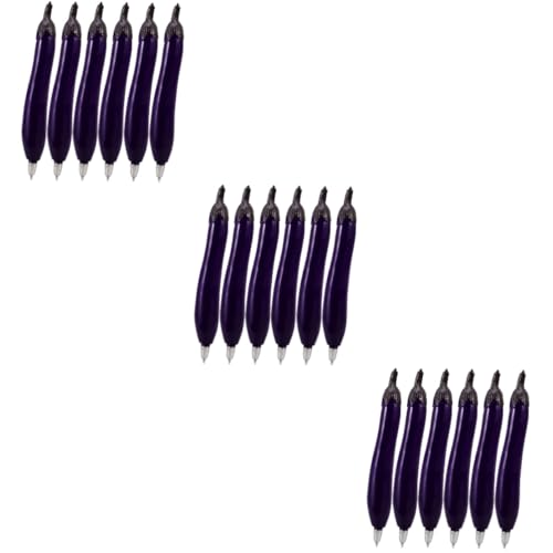 HOMSFOU 3 Sätze Kugelschreiber -kühlschrankaufkleber Stifte Für Studenten Einzigartige Gemüsestifte Schreiben Von Stiften Süße Schreibstifte Magnet Violett 6 Stück * 3 HOMSFOU 3 Sätze Kugelschreiber -kühlschrankaufkleber Stifte Für Studenten Einzigartige Gemüsestifte Schreiben Von Stiften Süße Schreibstifte Magnet Violett 6 Stück * 3 von HOMSFOU