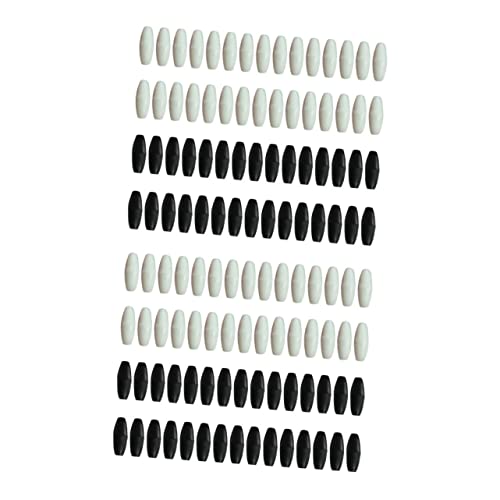 HOMSFOU 3 Sätze Kunststoff Sicherheitsverschluss Klammern Breakaway Clasp Für Diy Kleidung Und Armbänder Große Schwarze Und Weiße Verbindungselemente Praktisch Und Langlebig 100 Stück * 3 von HOMSFOU