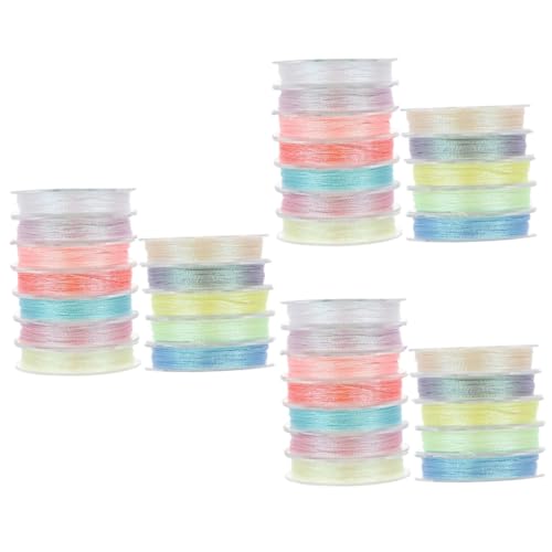 HOMSFOU 3 Sätze Leuchtende Stickgarn Nachtleuchtende Stickfäden Farben Für Diy Nähprojekte Und Handarbeiten Vielseitig Einsetzbar Für Bastelarbeiten Und Dekoration 12 Rollen * 3 von HOMSFOU