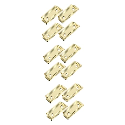 HOMSFOU 3 Sätze Metallklammern Ordnerklammern Große Klammern Für Lehrer Klemmbrettklammern Metallklammern Büroklammern Büroklammern Binderklammern Großpackung 4 Stück * 3 von HOMSFOU
