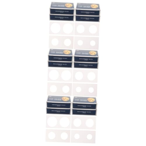 HOMSFOU 3 Sätze Münz-büroklammer Münzfälle Klein Fall Sammlungsorganisator Inhaber Münzsammlung Münzhalter Aus Papier Halter Für Büroklammern Praktischer Münzclip Münzklammer 4boxen*3 von HOMSFOU